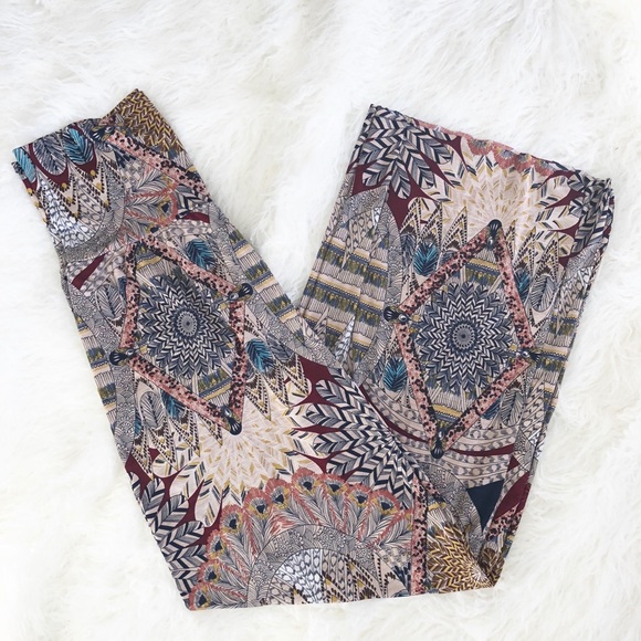 Pants - The ZigZag Stripe / Palazzo Pattern Pants